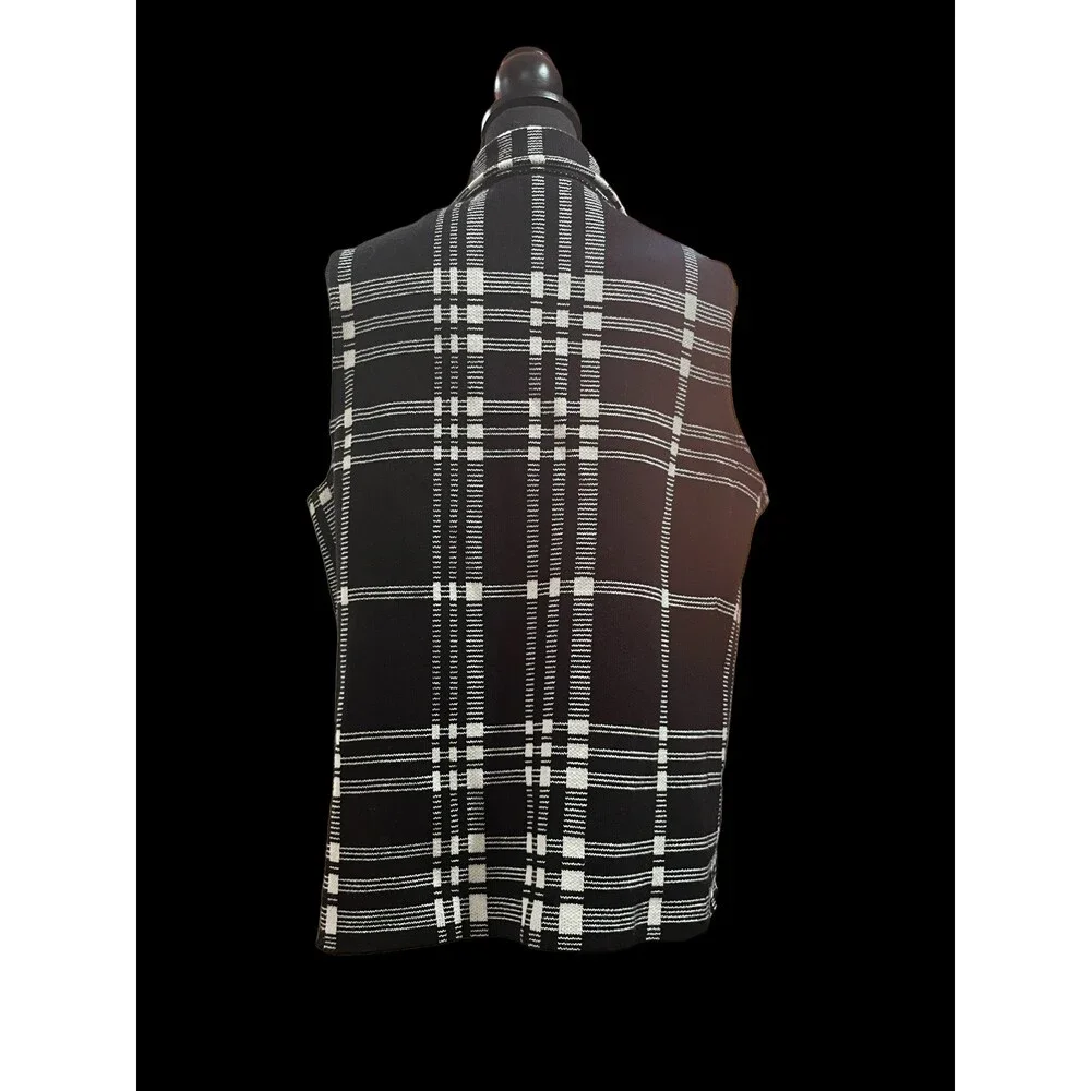 Chaps Zippered Sweater Vest Size OX/G - Picture 2 of 5